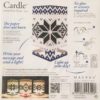 CARDLE Candle Holder Greeting Card - Red Knitting - Image 8