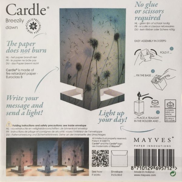 CARDLE Candle Holder Greeting Card - Dawn - Image 2