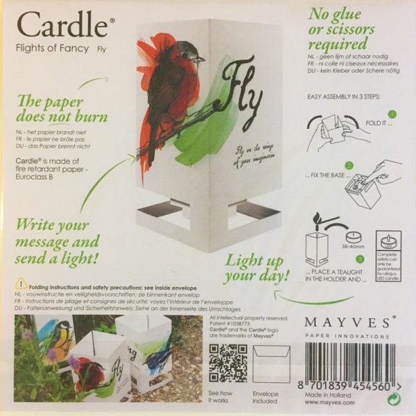CARDLE Candle Holder Greeting Card - Sing - Image 2