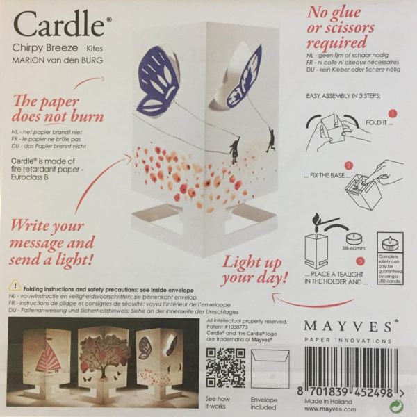 CARDLE Candle Holder Greeting Card  - Boat - Image 5