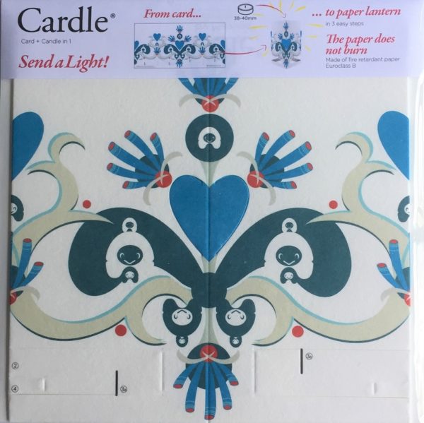 CARDLE Candle Holder Greeting Card - Turtle