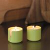 BIG HUG TEA LIGHT HOLDER/EGG CUP (set of 2) - lemon - Image 2