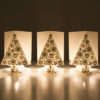 CARDLE Candle Holder Greeting Card - Christmas Tree Red - Image 3