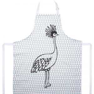 Kitchen Apron ''Chic Gris Kokette"