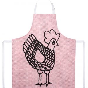 Kitchen Apron ''Vichy Cocotte"