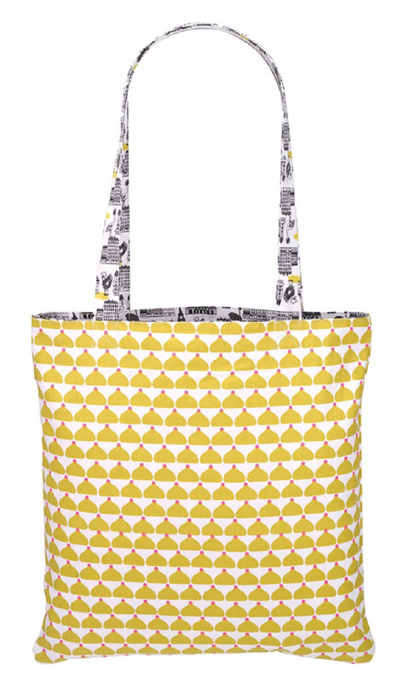 Reversible Large Tote | Online Gift Shop Turquoise/Gold / 18x11