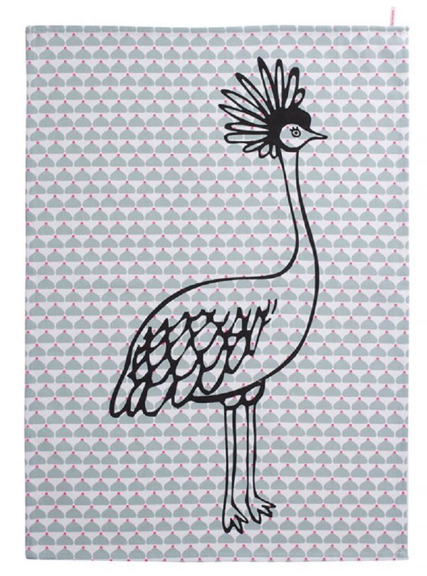 Tea Towel ''Chic Gris Kokette"