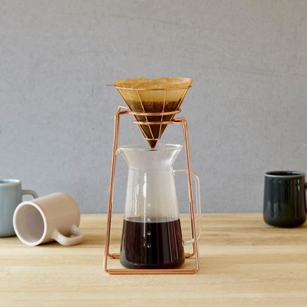 Pour Over Coffee Stand Copper