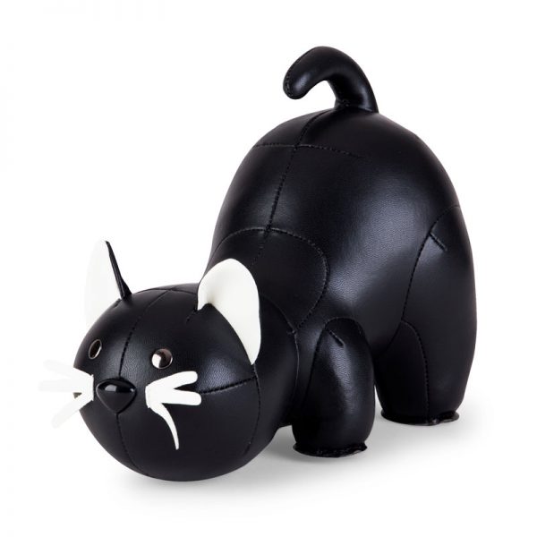 zuny-classic-cat-bookend-black