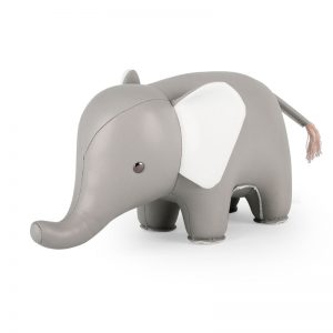 zuny-classic-elephant-bookend-grey