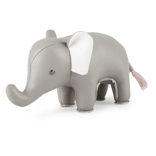 zuny-classic-elephant-paperweight-grey