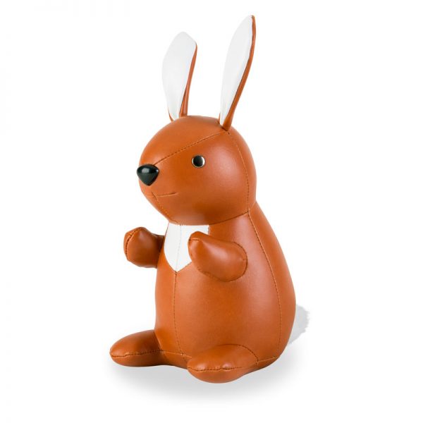 zuny-classic-rabbit-bookend-tan
