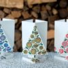 CARDLE Candle Holder Greeting Card - Christmas Tree Red - Image 4