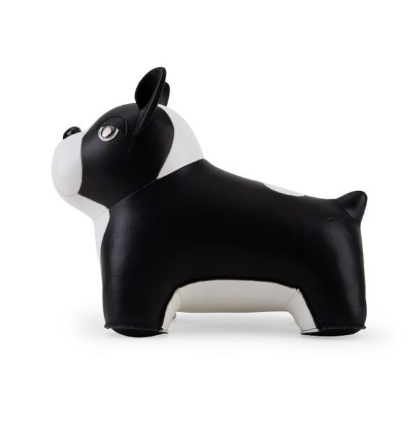 French Bulldog II Black and White Bookend 1kg - Image 2