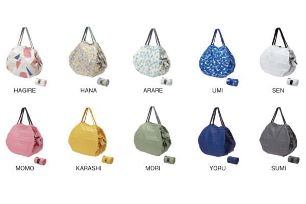 Shupatto compact foldable shopping bag size M - Peach (Momo) - Image 11
