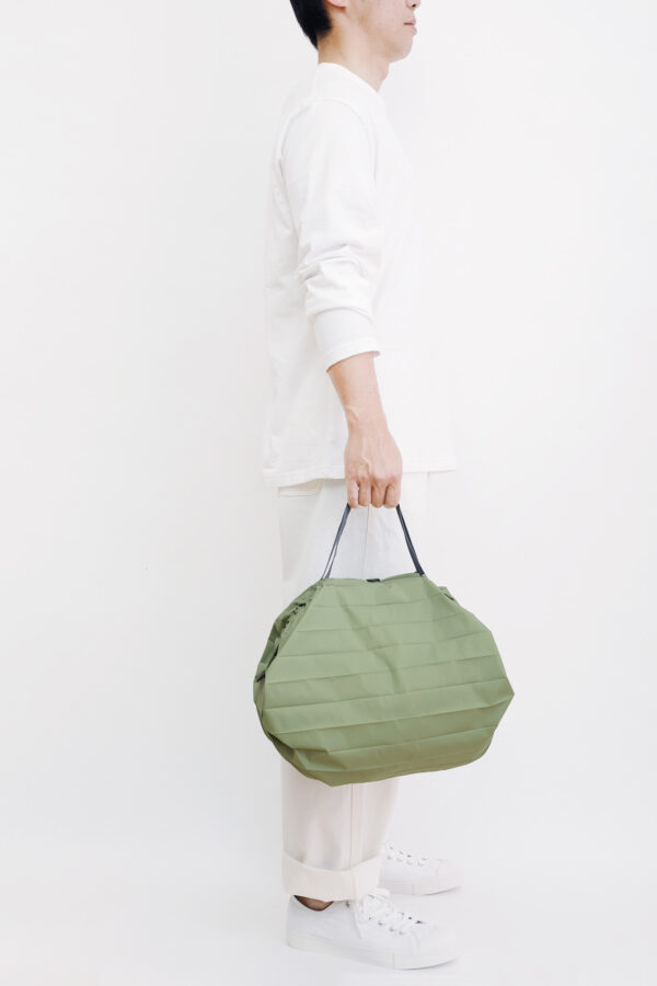 Shupatto compact foldable shopping bag size M - Forest (Mori) - Image 3