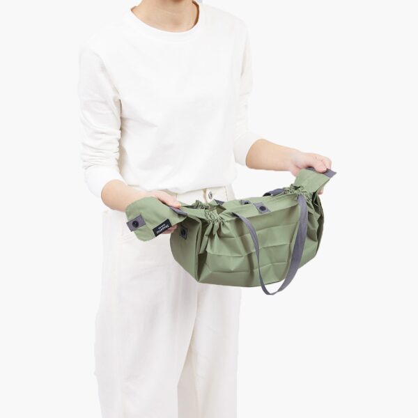 Shupatto compact foldable shopping bag size M - Forest (Mori) - Image 6