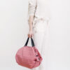 Shupatto compact foldable shopping bag size M - Peach (Momo) - Image 3