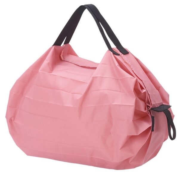 Shupatto compact foldable shopping bag size S - Peach (Momo) - Image 2