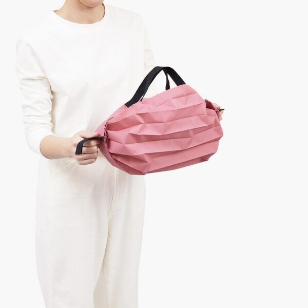Shupatto compact foldable shopping bag size S - Peach (Momo) - Image 6