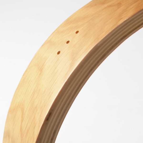 AI wooden LED Table Lamp White Oak - Image 3