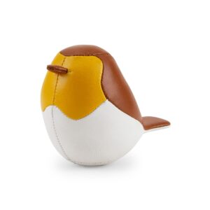 Bird Robin Ochre Mini Paperweight