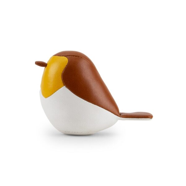 Bird Robin Ochre Mini Paperweight - Image 2