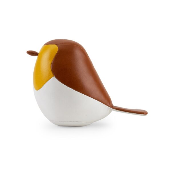 Bird Robin Ochre Paperweight 250gr - Image 2