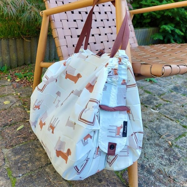 Zuny x Shupatto Foldable Bag M - Teckel - Image 6