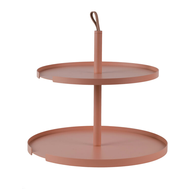 Etagere aus braunem Ton - DesignBite