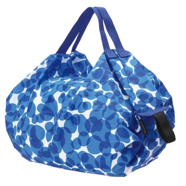 Shupatto compact foldable shopping bag size S - Ocean (Umi) - Image 2