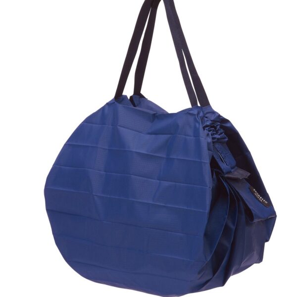 Shupatto compact foldable shopping bag size M - Night (Yoru) - Image 4