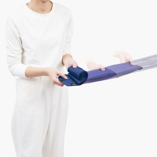 Shupatto compact foldable bag L - Night (Yoru) - Image 7