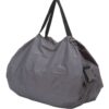 Shupatto compact foldable shopping bag size L - Charcoal (Sumi) - Image 3