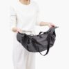 Shupatto compact foldable shopping bag size L - Charcoal (Sumi) - Image 4
