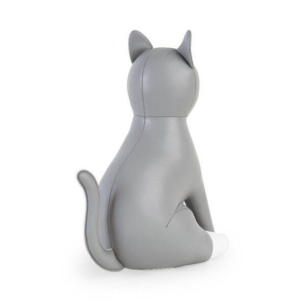 Cat Tuxedo Grey Bookend 1kg - Image 4