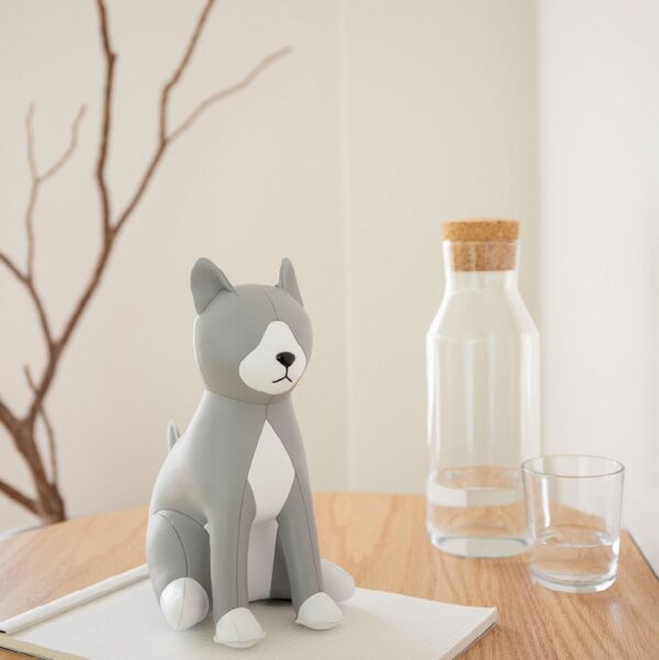 Cat Tuxedo Grey Bookend 1kg - Image 5