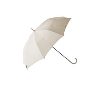 shupatto-one-pull-closing-umbrella-58cm-white-beige