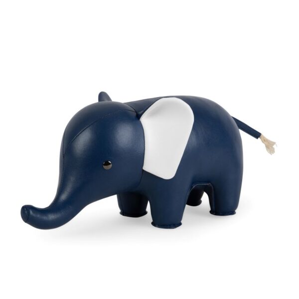 Elephant Midnight Blue Bookend 1kg