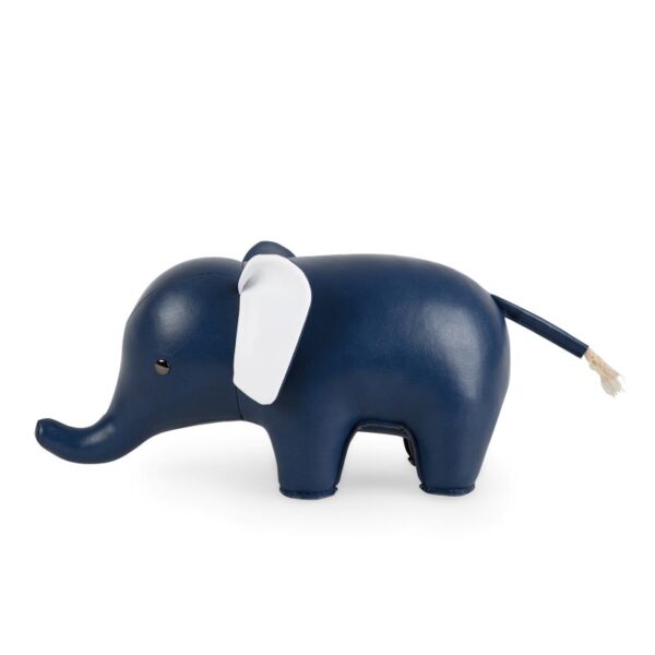 Elephant Midnight Blue Bookend 1kg - Image 2