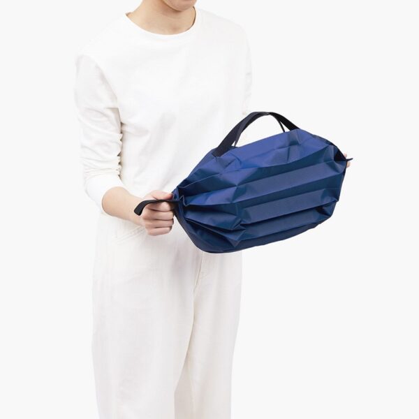 Shupatto compact foldable shopping bag size S - Night (Yoru) - Image 4