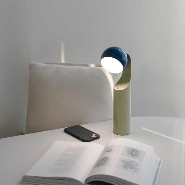 Mono Portable Reading Lamp - Blue & Mint - Image 5