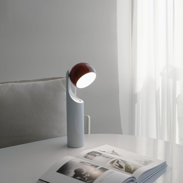 Mono Portable Reading Lamp - Rust & Sky - Image 2