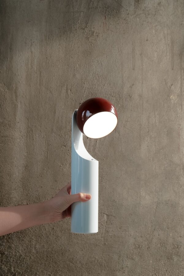 Mono Portable Reading Lamp - Rust & Sky - Image 3
