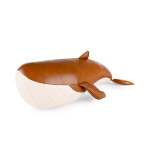 Whale Wave Tan Doorstop 2kg