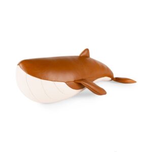 Whale Wave Tan Bookend 1kg