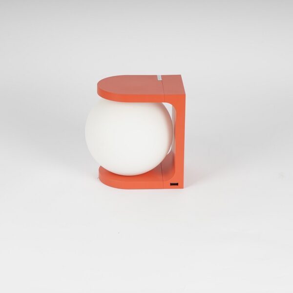Plat Table Lamp - Red - Image 4