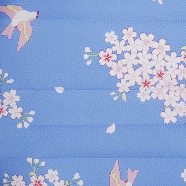 Shupatto compact foldable shopping bag M - Hana Ni Tori - Image 4