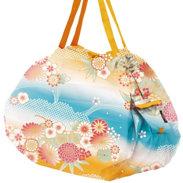 Shupatto compact foldable shopping bag L - Nagare Gumo - Image 3