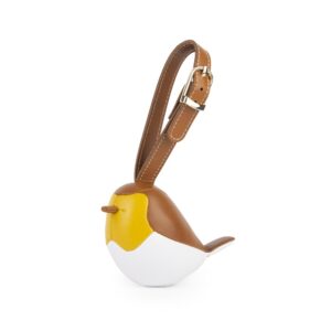 Robin Ochre Bag Charm